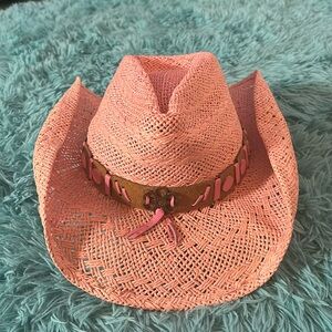 Pink cowboy hat